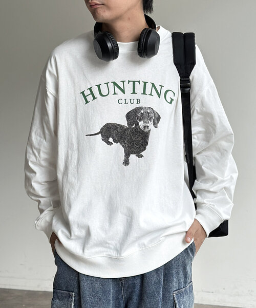 CPCM(シーピーシーエム)の「DOGプリントスウェット(Tシャツ/カットソー・メンズ・ホワイト/ホワイト系その他/ブラック系その他2・MEDIUM/LARGE)」の3枚目の写真