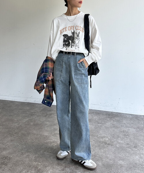 CPCM(シーピーシーエム)の「DOGプリントスウェット(Tシャツ/カットソー・メンズ・ホワイト/ホワイト系その他/ブラック系その他2・MEDIUM/LARGE)」の8枚目の写真