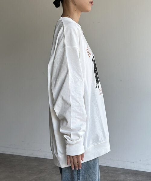 CPCM(シーピーシーエム)の「DOGプリントスウェット(Tシャツ/カットソー・メンズ・ホワイト/ホワイト系その他/ブラック系その他2・MEDIUM/LARGE)」の11枚目の写真