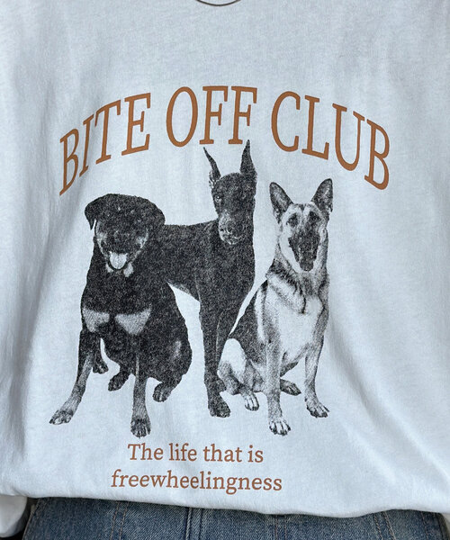 CPCM(シーピーシーエム)の「DOGプリントスウェット(Tシャツ/カットソー・メンズ・ホワイト/ホワイト系その他/ブラック系その他2・MEDIUM/LARGE)」の12枚目の写真