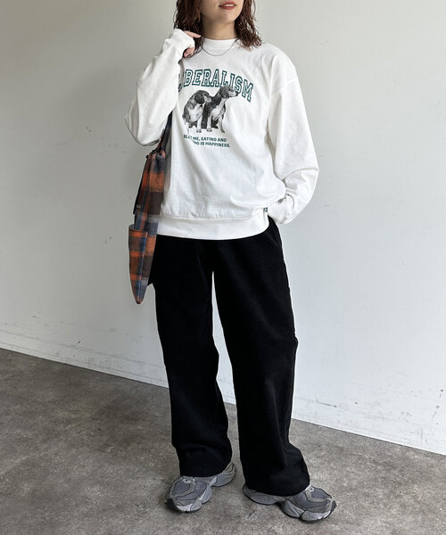 CPCM(シーピーシーエム)の「DOGプリントスウェット(Tシャツ/カットソー・メンズ・ホワイト/ホワイト系その他/ブラック系その他2・MEDIUM/LARGE)」の17枚目の写真
