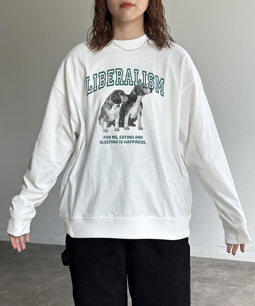 CPCM(シーピーシーエム)の「DOGプリントスウェット(Tシャツ/カットソー・メンズ・ホワイト/ホワイト系その他/ブラック系その他2・MEDIUM/LARGE)」の18枚目の写真
