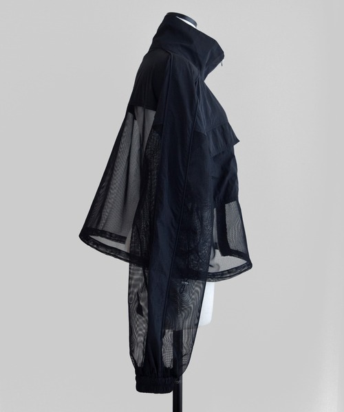 Marient（マリエント）の「メッシュ切替ZIPブルゾン/アウター（ブルゾン・レディース・ブラック・FREE）」の14枚目の写真