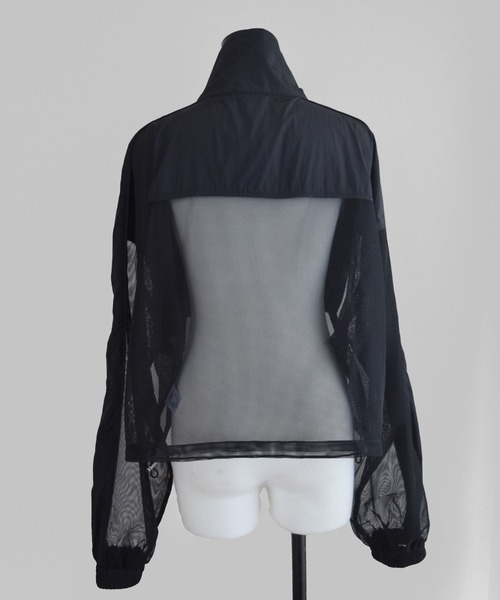 Marient（マリエント）の「メッシュ切替ZIPブルゾン/アウター（ブルゾン・レディース・ブラック・FREE）」の15枚目の写真