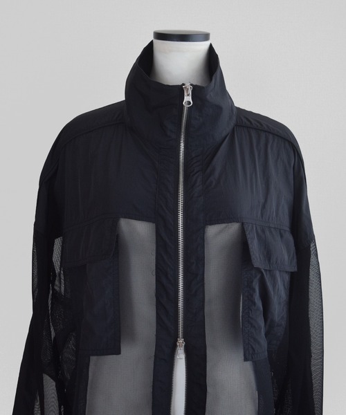 Marient（マリエント）の「メッシュ切替ZIPブルゾン/アウター（ブルゾン・レディース・ブラック・FREE）」の17枚目の写真