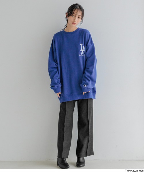 LOWRYS FARM(ローリーズファーム)の「MLBウラケクルー 147102(スウェット・メンズ・グリーン/ブラック/ブルー/グレー/レッド/ホワイト・LARGE/MEDIUM)」の22枚目の写真