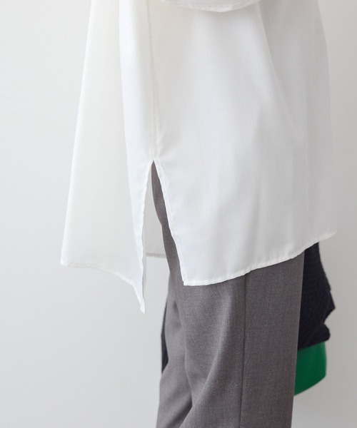 AMERICAN HOLIC(アメリカンホリック)の「SET イージーケアギャザーシャツ+ニットベスト(シャツ/ブラウス・レディース・オフホワイト/チェック/ブラック・M/L)」の19枚目の写真