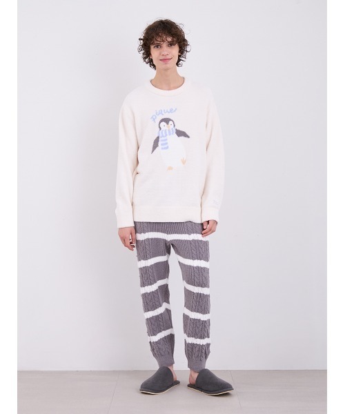 gelato pique（ジェラートピケ）の「【HOMME】ペンギンジャガードプル