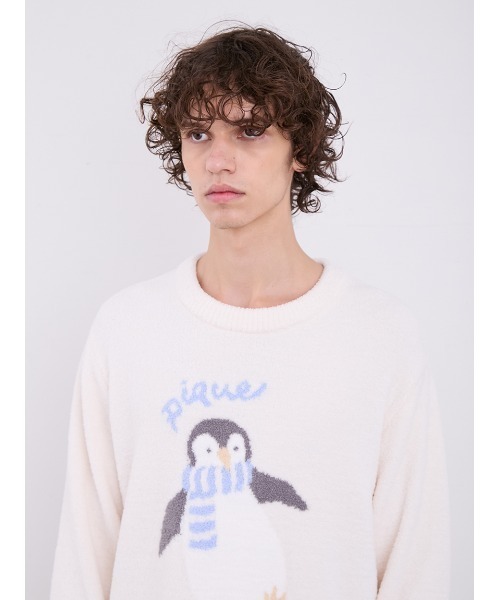 gelato pique（ジェラートピケ）の「【HOMME】ペンギンジャガードプル