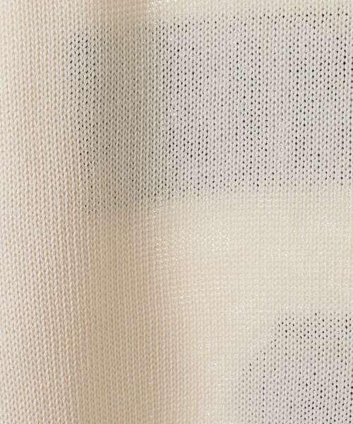 CRAFT STANDARD BOUTIQUE(クラフトスタンダードブティック)の「ロゴジャガードメッシュニットプルオーバー(ニット/セーター・レディース・ブラック/ブルー/アイボリー・FREE)」の20枚目の写真