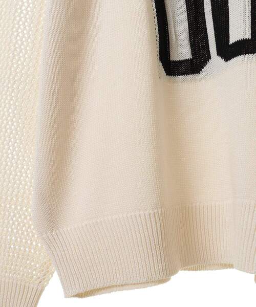 CRAFT STANDARD BOUTIQUE(クラフトスタンダードブティック)の「ロゴジャガードメッシュニットプルオーバー(ニット/セーター・レディース・ブラック/ブルー/アイボリー・FREE)」の21枚目の写真