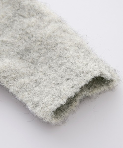 BARK MANHATTAN（バークマンハッタン）の「イージーケアウールミックスシャギールーズプルオーバーニット（ニット/セーター・メンズ・ブラック系/モカ/グリーン/アッシュグレー/ブラウン系/ブラック・L/M）」の22枚目の写真