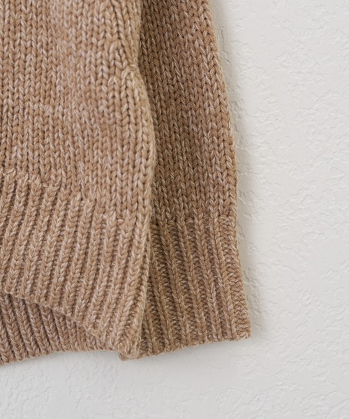 CIAOPANIC TYPY（チャオパニックティピー）の「【洗濯可能♪】【KIDS】ハンドライクメランジニットカーデ（カーディガン/ボレロ・キッズ・レッド/パープル/ベージュ・XX-LARGE/X-LARGE/MEDIUM）」の12枚目の写真