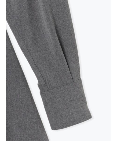 Te chichi(テチチ)の「【貴島明日香コラボ】フェザーキャミSETフレアチュニックシャツ(シャツ/ブラウス・レディース・ベージュ/グレー・F)」の21枚目の写真