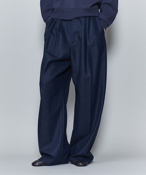 6（ロク）の「＜6(ROKU)＞NEW タックパンツ（スラックス）」 - WEAR