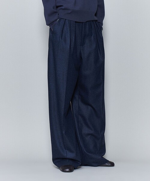 6（ロク）の「＜6(ROKU)＞NEW タックパンツ（スラックス）」 - WEAR