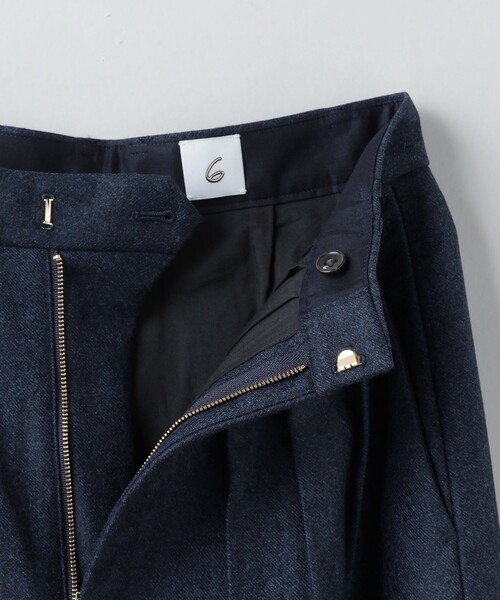 6（ロク）の「＜6(ROKU)＞NEW タックパンツ（スラックス）」 - WEAR