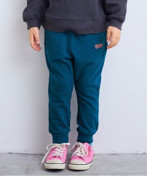 Life Support Products（ライフサポートプロダクツ）の「裏毛ワンポイントスウェットパンツ【セットアップ可能】（スウェットパンツ・キッズ・マスタード/チャコール/ネイビー/ラベンダー/サーモンピンク/パープル/杢グレー/ピンク系その他/ブラック/ブラウン・100/95/90/80/110/150/140/130/120）」の6枚目の写真