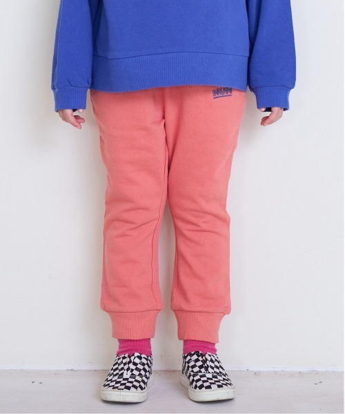 Life Support Products（ライフサポートプロダクツ）の「裏毛ワンポイントスウェットパンツ【セットアップ可能】（スウェットパンツ・キッズ・マスタード/チャコール/ネイビー/ラベンダー/サーモンピンク/パープル/杢グレー/ピンク系その他/ブラック/ブラウン・100/95/90/80/110/150/140/130/120）」の10枚目の写真