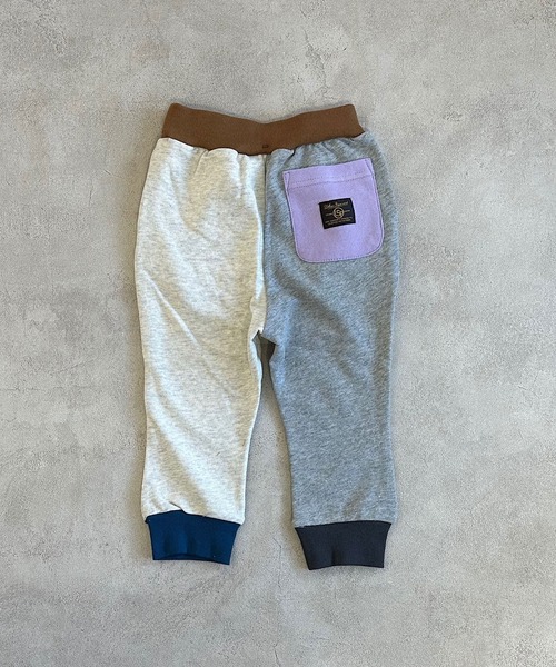Life Support Products（ライフサポートプロダクツ）の「裏毛ワンポイントスウェットパンツ【セットアップ可能】（スウェットパンツ・キッズ・マスタード/チャコール/ネイビー/ラベンダー/サーモンピンク/パープル/杢グレー/ピンク系その他/ブラック/ブラウン・100/95/90/80/110/150/140/130/120）」の13枚目の写真