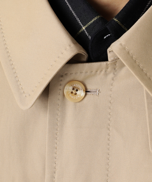 Aquascutum（アクアスキュータム）の「Aquascutum for JOURNAL STANDARD EX Aqua5 COTTON BALMACHAN COAT（ステンカラーコート・メンズ・ベージュ・LARGE/MEDIUM）」の19枚目の写真