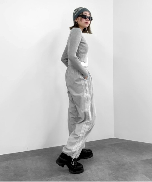 jiasecond.（ジアセカンド）の「【jiasecond.】リボン柄シャギービーニー / 帽子 ニット帽 ビーニー ファー ニットワッチ リボン バレエコア シャギー 起毛 ふわふわ ブラック チャコール ZOZOTOWN限定（ニットキャップ/ビーニー・レディース・アイボリー/チャコールグレー・FREE）」の13枚目の写真