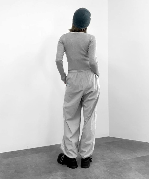 jiasecond.（ジアセカンド）の「【jiasecond.】リボン柄シャギービーニー / 帽子 ニット帽 ビーニー ファー ニットワッチ リボン バレエコア シャギー 起毛 ふわふわ ブラック チャコール ZOZOTOWN限定（ニットキャップ/ビーニー・レディース・アイボリー/チャコールグレー・FREE）」の14枚目の写真