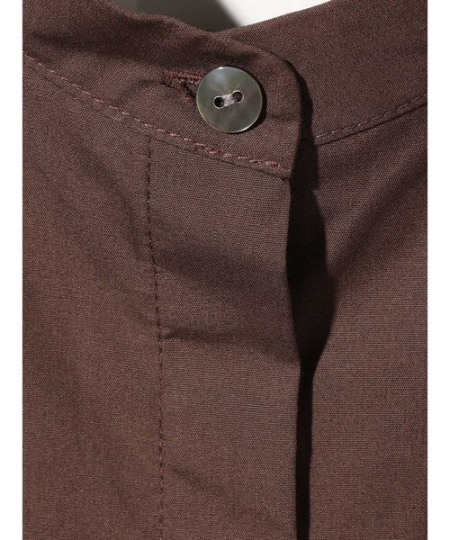 MIDIUMISOLID（ミディウミソリッド）の「MIDIUMISOLID for Ladies タックスリーブシャツ(SOPHISTICATE)（シャツ/ブラウス・レディース・ブラウン/ブラック/オフホワイト・FREE）」の6枚目の写真