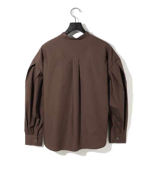 MIDIUMISOLID（ミディウミソリッド）の「MIDIUMISOLID for Ladies タックスリーブシャツ(SOPHISTICATE)（シャツ/ブラウス・レディース・ブラウン/ブラック/オフホワイト・FREE）」の17枚目の写真