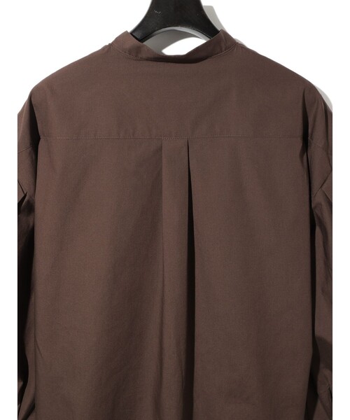 MIDIUMISOLID（ミディウミソリッド）の「MIDIUMISOLID for Ladies タックスリーブシャツ(SOPHISTICATE)（シャツ/ブラウス・レディース・ブラウン/ブラック/オフホワイト・FREE）」の18枚目の写真