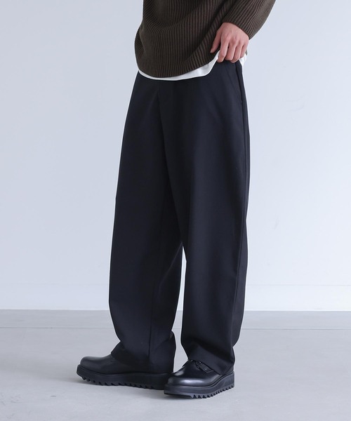 n'OrLABEL(ノアールレーベル)の「『テーパードイージーパンツ』(その他パンツ・メンズ・チャコール/ブラック/ベージュ・L/M)」の2枚目の写真