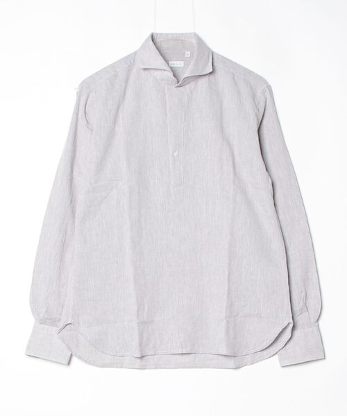 ORIAN / リネンコットン プルオーバー シャツ（シャツ/ブラウス