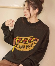 COBMASTER/コブマスター キャンプ飯 ジャガードニットセーター