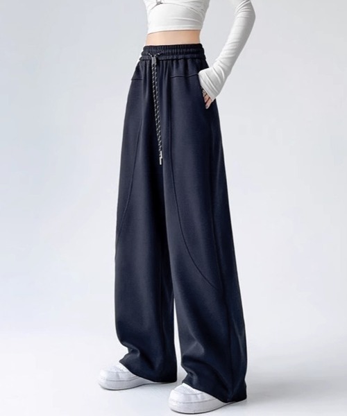 Miniministore(ミニミニストア)の「スウェットパンツ レディースロングパンツ(スウェットパンツ・レディース・ブラック/グレー/ワインレッド/ネイビー・FREE)」の14枚目の写真