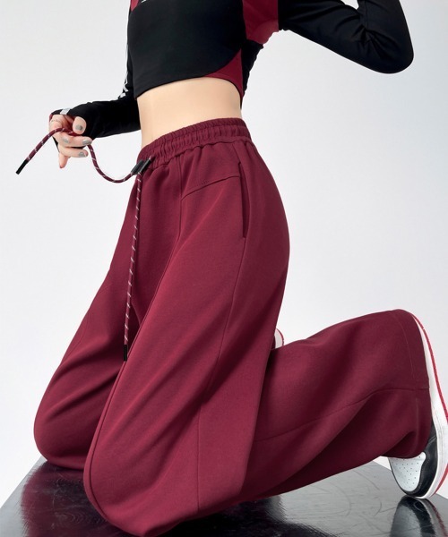 Miniministore(ミニミニストア)の「スウェットパンツ レディースロングパンツ(スウェットパンツ・レディース・ブラック/グレー/ワインレッド/ネイビー・FREE)」の19枚目の写真