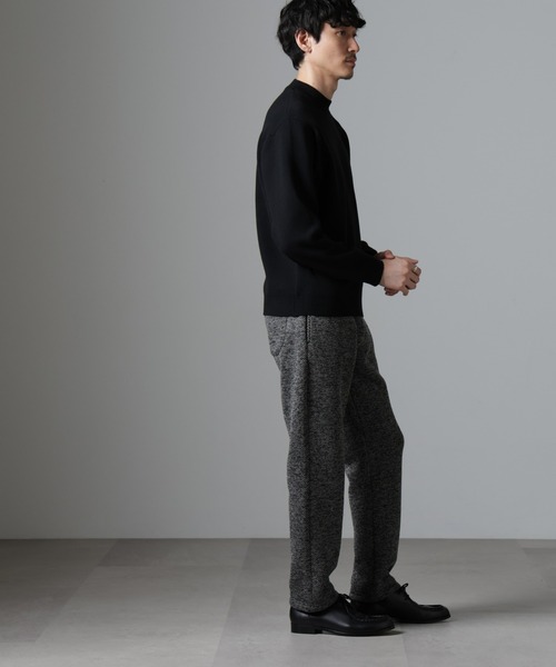 NANO universe（ナノユニバース）の「シルク混モックネックニット（ニット/セーター・メンズ・ブラック/ライトグレー/ベージュ/ネイビー・S/M/L）」の16枚目の写真