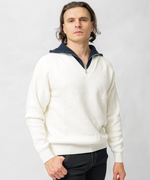 SOMEDIFF（サムディフ）の「【SOMEDIFF】レイヤードVネックニット メンズ オーバーサイズ セーター 深Vネック 春服（ニット/セーター）」