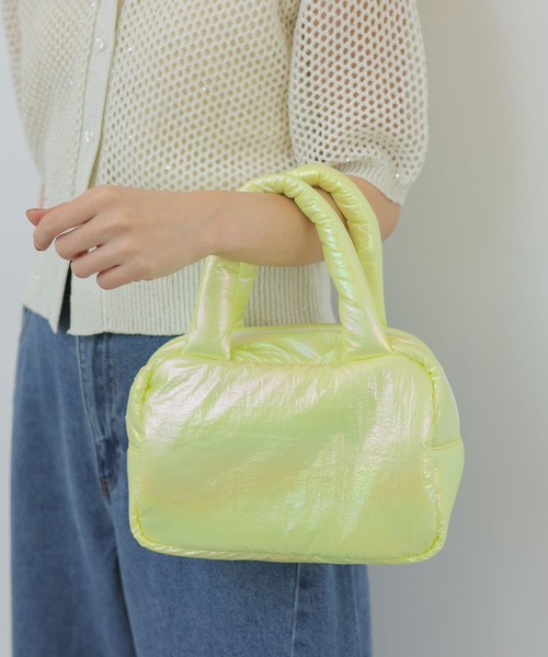 LEPSIM（レプシィム）の「クッションBAG　135717（ハンドバッグ・レディース・シルバー/ブラック/イエロー・ONE SIZE）」の2枚目の写真