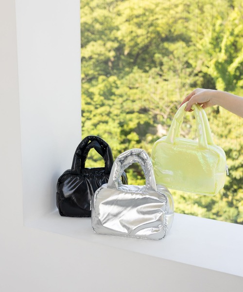 COS シルバー クッションハンドバッグ クッションBAG 135717（ハンドバッグ）｜LEPSIM（レプシィム）の