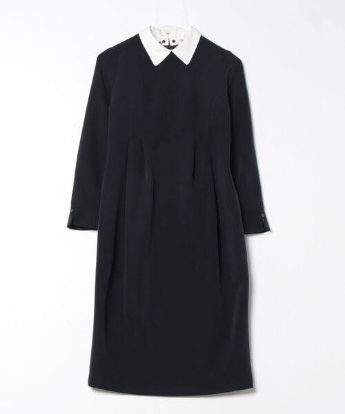 Sirin(シリン)の「衿2wayミディコクーンワンピース【2サイズ展開】(ワンピース・レディース・ネイビー/ベージュ・SMALL/X-SMALL)」の12枚目の写真