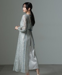 kaene/パイピングレースエプロンドレス