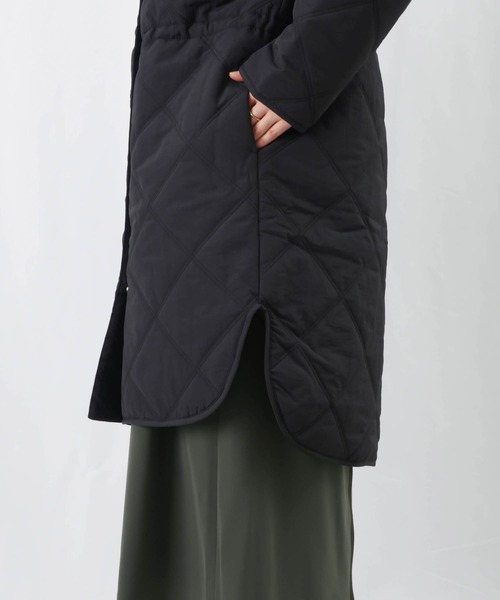 LUCA/LADY LUCK LUCA（ルカ/レディラックルカ）の「LC/LLL キルティングフードコート / フード付き中綿ロングコート（ダウンジャケット/コート・レディース・ブラック・FREE）」の9枚目の写真