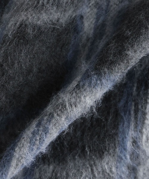 RAGEBLUE(レイジブルー)の「起毛チェック/オーバーサイズクルーネックニット(ニット/セーター・メンズ・ライトグレー/ブラウン/グレー・MEDIUM/LARGE)」の10枚目の写真