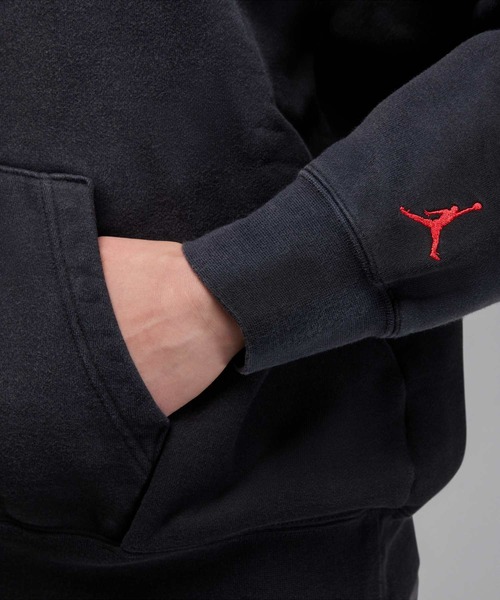 JORDAN BRAND(ジョーダンブランド)の「《セットアップ対応商品》ジョーダン フライト フリース ウィメンズ サテン裏地付きフード プルオーバー パーカー / Women's Satin-Lined Pullover Hoodie FV7063-010 Black(パーカー・レディース・ブラック・S/M/L/2XL/XL/XS)」の7枚目の写真