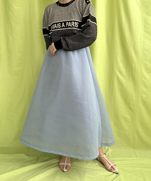 シアーダンボールフレアスカート LHELBIE│Eimee Law & LHELBIE 公式