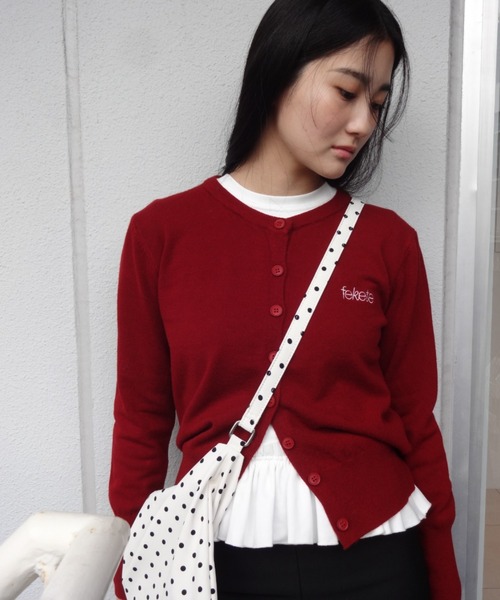 FEKETE（フェケテ）の「FRILL LONG SLEEVE TEE / フリルロンT（Tシャツ/カットソー・レディース・ホワイト/ブラック・FREE）」の16枚目の写真