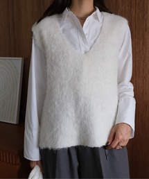 CIEL'AIR 新品タグ付　おしゃれなベスト CIEL'AIR｜シエルエアーのベスト通販 - ZOZOTOWN