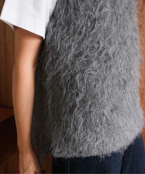 セール】KEGAKI VNECK KNIT VEST （ｹｶﾞｷﾍﾞｽﾄ）（ベスト）｜CIEL