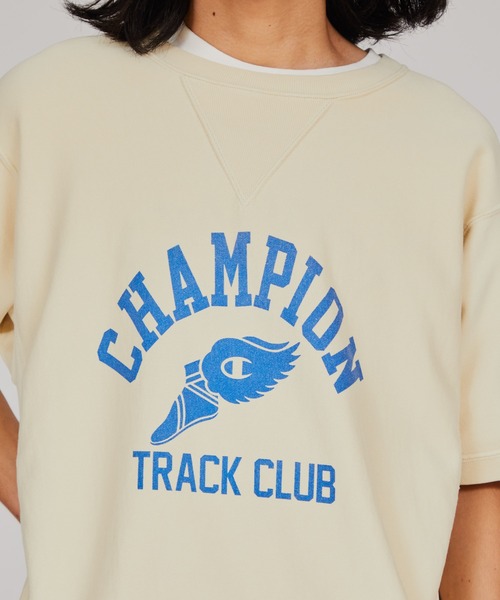 Champion(チャンピオン)の「【Champion/チャンピオン】メンズ メンズカジュアル リバースウィーブ(R) クルーネックスウェットシャツ(スウェット・メンズ・レッド系その他/その他35/クリーム/ブラック系その他・LARGE/MEDIUM/X-LARGE)」の5枚目の写真