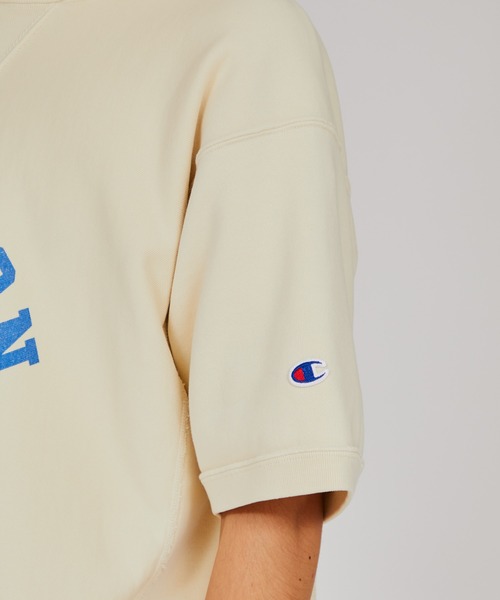 Champion(チャンピオン)の「【Champion/チャンピオン】メンズ メンズカジュアル リバースウィーブ(R) クルーネックスウェットシャツ(スウェット・メンズ・レッド系その他/その他35/クリーム/ブラック系その他・LARGE/MEDIUM/X-LARGE)」の7枚目の写真